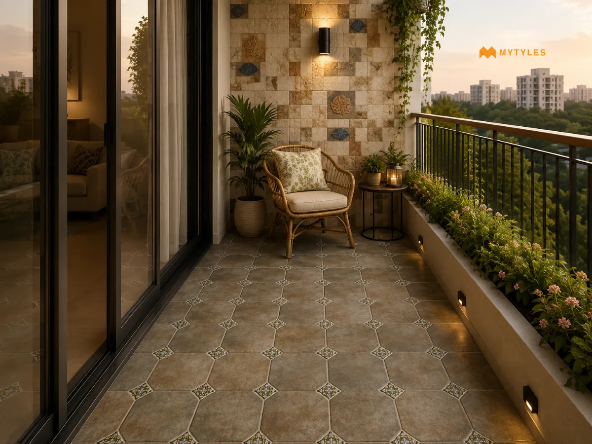 Octagonal Tiles for a Neat Geometric Floor Layout